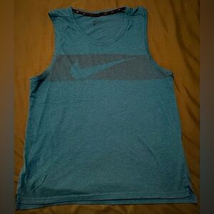Nike Dri-FIT Heathered Blue Tee